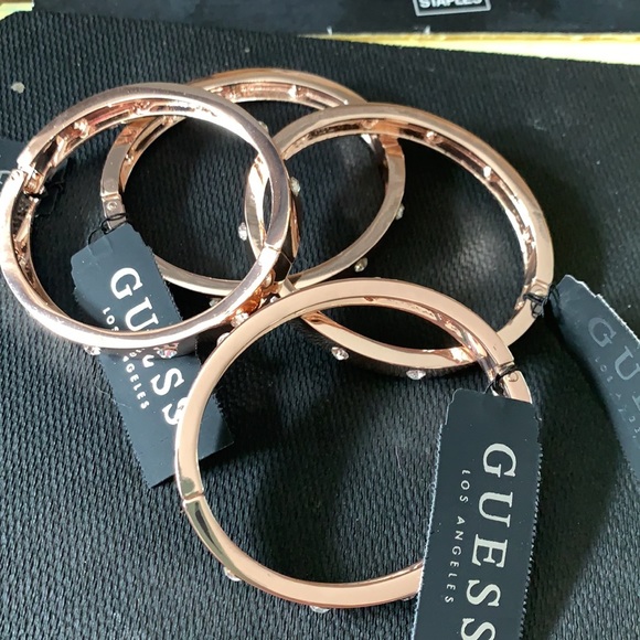 Guess Rose Gold Bracelet with Crystals NWT - Picture 2 of 13